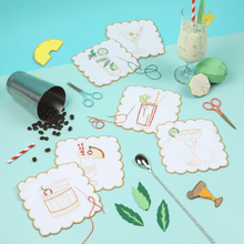Stitch Your Cocktails Napkins - Embroidery Kit
