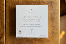 Stitch Your Cocktails Napkins - Embroidery Kit