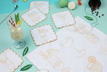 Stitch Your Cocktails Napkins - Embroidery Kit