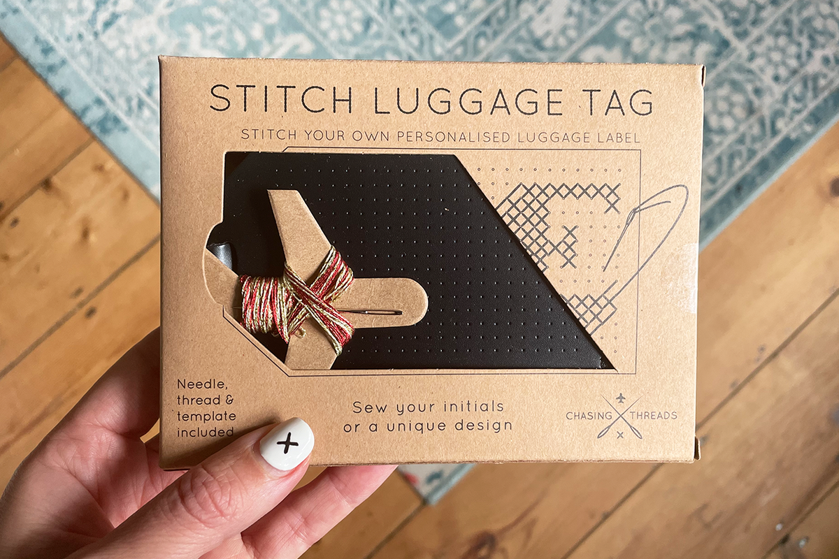 Vegan luggage tag on sale