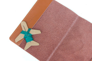 Stitch Passport Cover - Brown