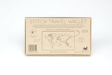 Stitch Travel Wallet - Brown