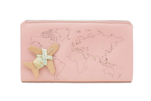 Stitch Travel Wallet - Pink