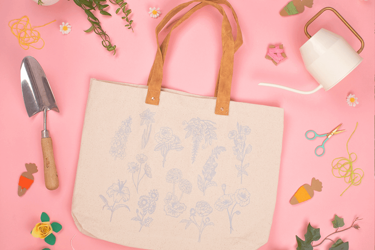 Stitch Your Flowers Tote Bag – Chasing Threads