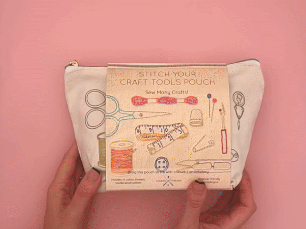 Stitch Your Craft Tools Zip Pouch - Embroidery Kit