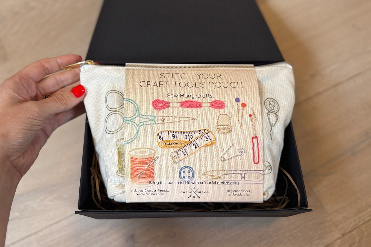 Stitch Your Craft Tools Zip Pouch - Embroidery Kit