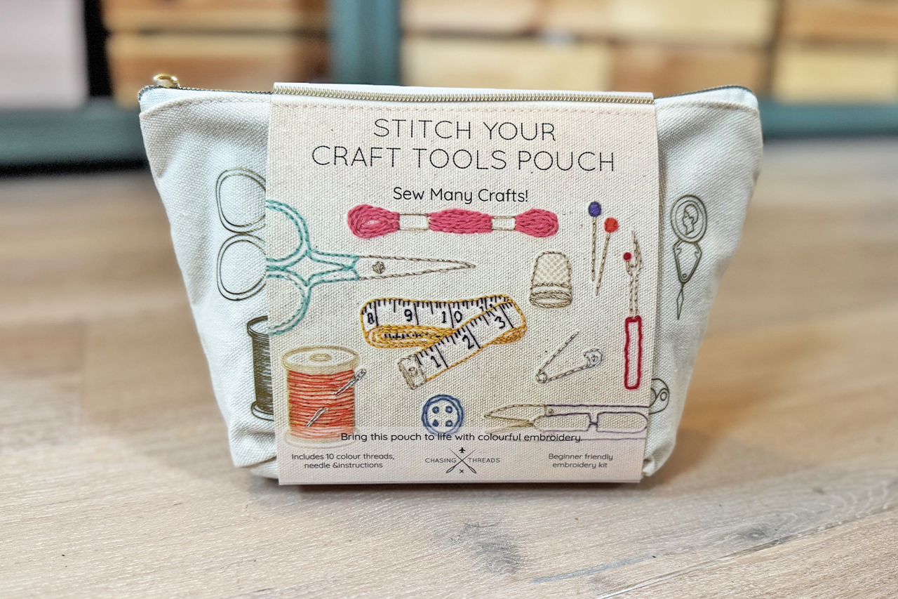 Stitch Your Craft Tools Zip Pouch - Embroidery Kit