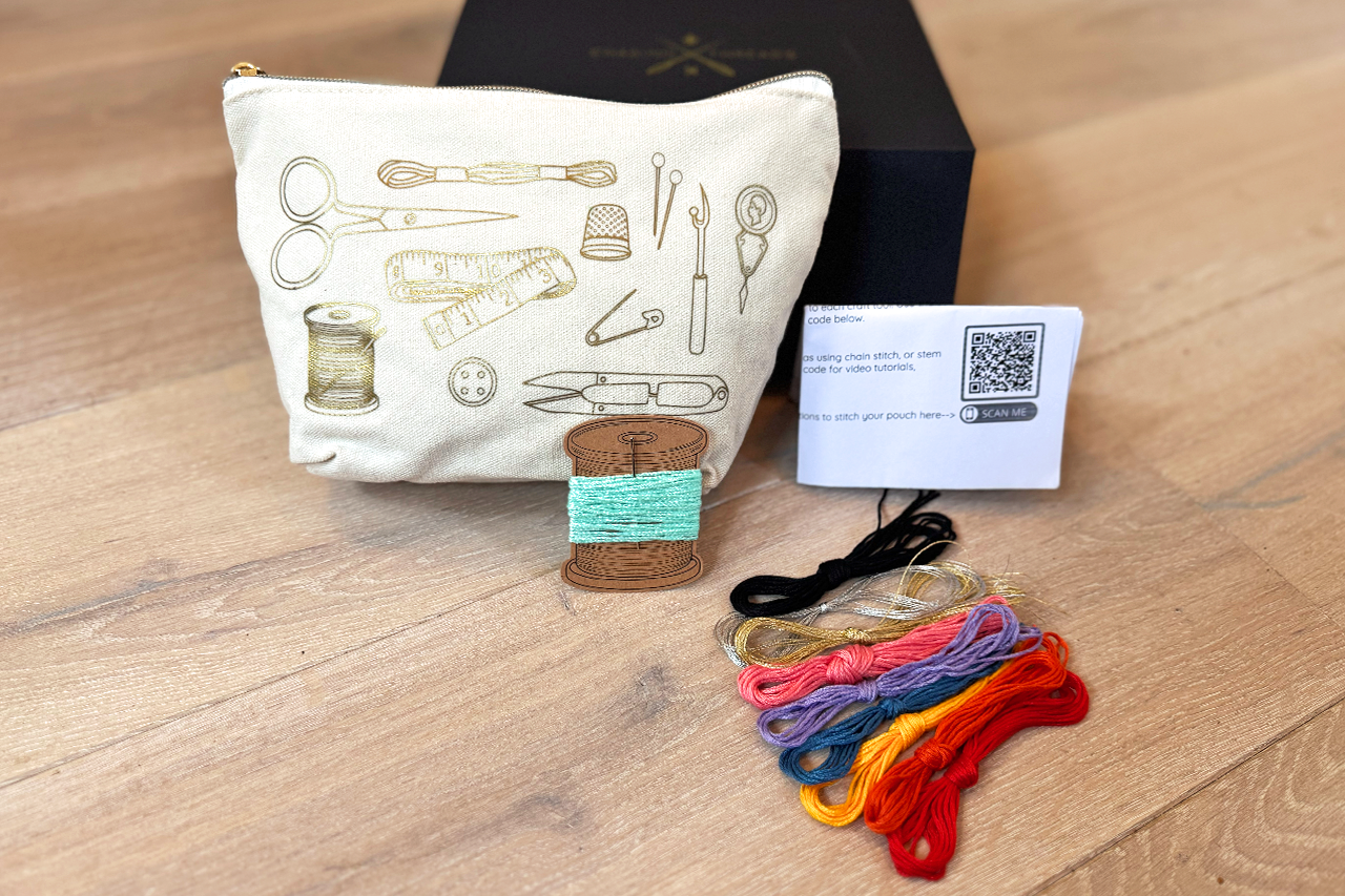 Stitch Your Craft Tools Zip Pouch - Embroidery Kit