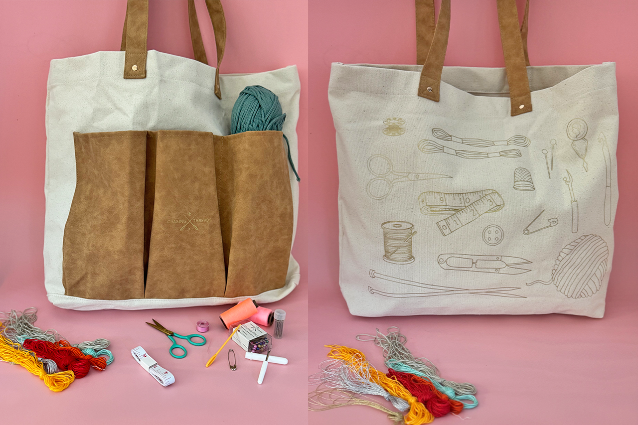 Stitch Your Craft Tools Tote Bag