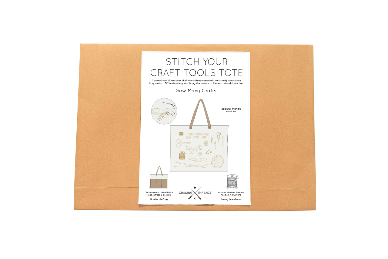 Stitch Your Craft Tools Tote Bag