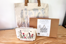 Stitch Your Flowers: Tote & Pouch Bundle