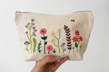 Stitch Your Flowers Zip Pouch