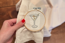 Stick & Stitch Embroidery Kit - Cocktails