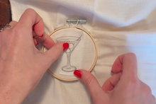 Stick & Stitch Embroidery Kit - Cocktails