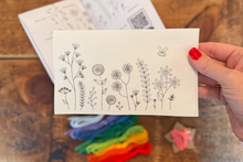 Stick & Stitch Embroidery Kit - Flowers