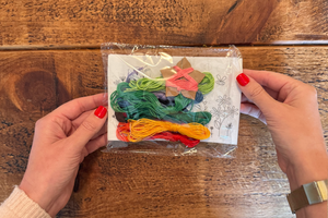 Stick & Stitch Embroidery Kit - Flowers