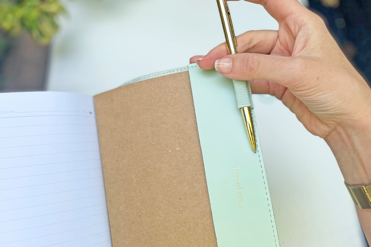 Stitch World Travel Notebook Mint (Vegan)