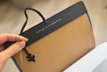 Stitch World Travel Notebook Navy (Vegan)