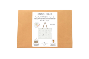 Stitch Your Cocktails Tote Bag