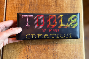 Stitch 'Tools of Mass Creation' Pencil Case Cross Stitch Kit