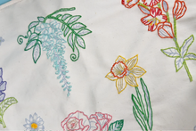 Stitch Your Flowers Tea Towel Embroidery Kit