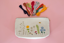 Stitch Your Flowers Zip Pouch