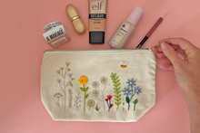 Stitch Your Flowers Zip Pouch