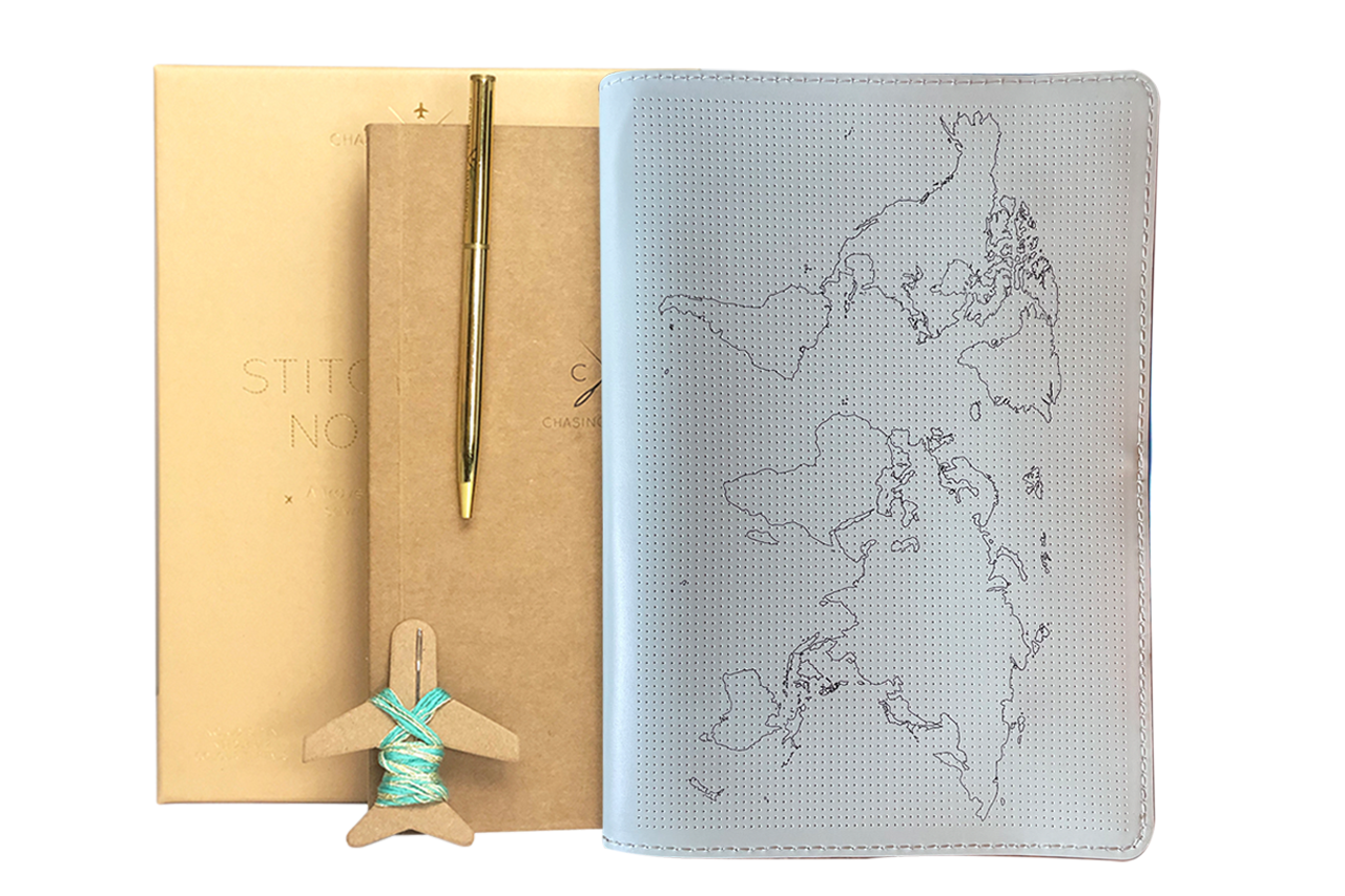 Stitch World Travel Notebook Mint (Vegan)