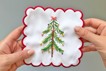Stitch Your Christmas Cocktails Napkins - Festive Embroidery Kit