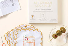 Stitch Your Cocktails Napkins - Embroidery Kit