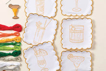 Stitch Your Cocktails Napkins - Embroidery Kit