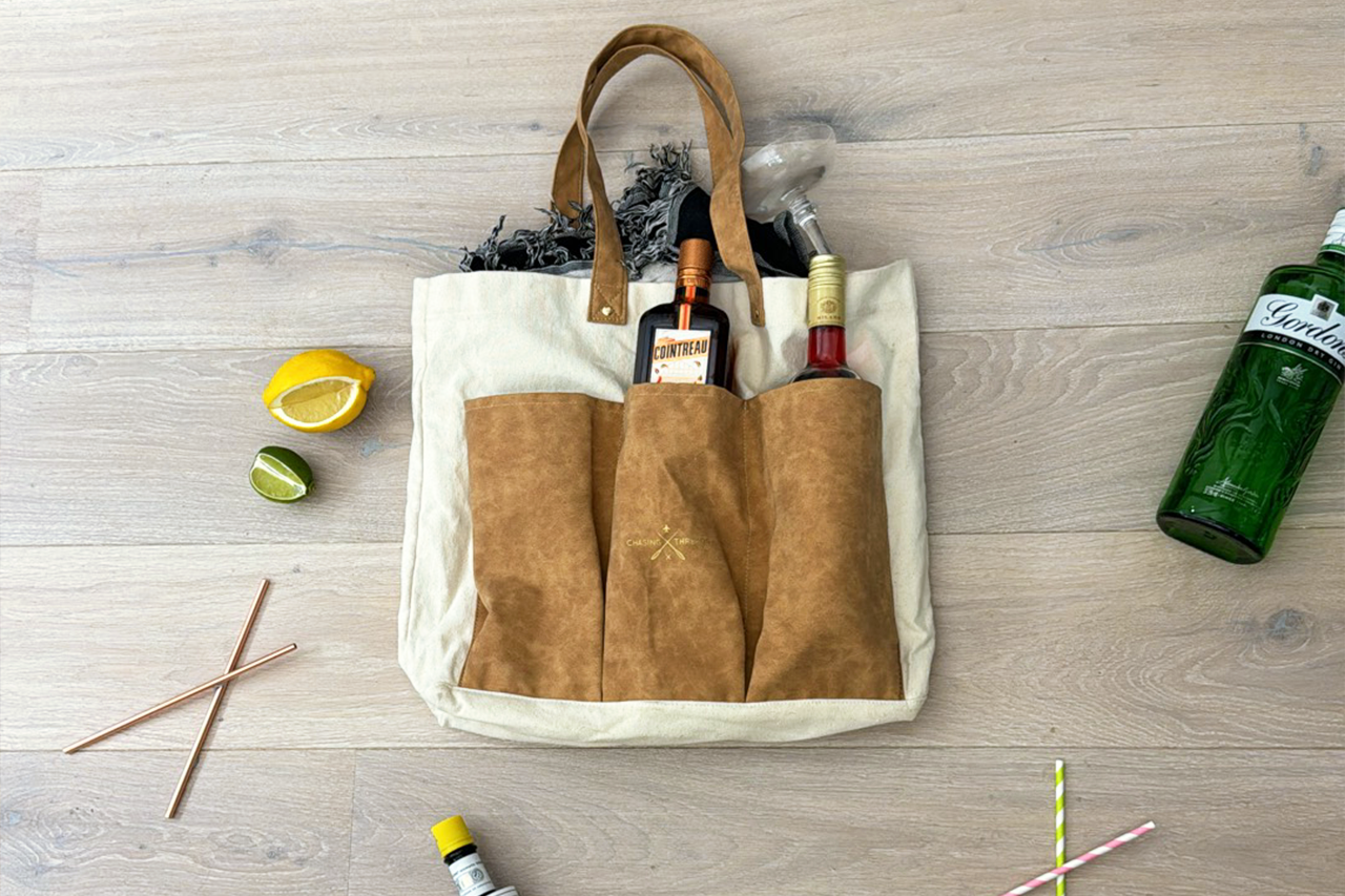 Stitch Your Cocktails Tote Bag - Embroidery Kit