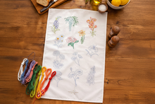 Stitch Your Flowers Tea Towel Embroidery Kit