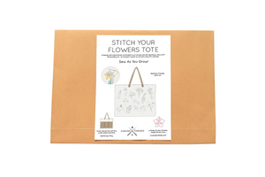 Stitch Your Flowers: Tote & Pouch Bundle
