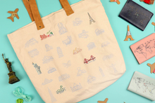 Stitch The World - Bucket List Tote Bag Embroidery Kit