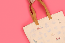Stitch The World - Bucket List Tote Bag Embroidery Kit