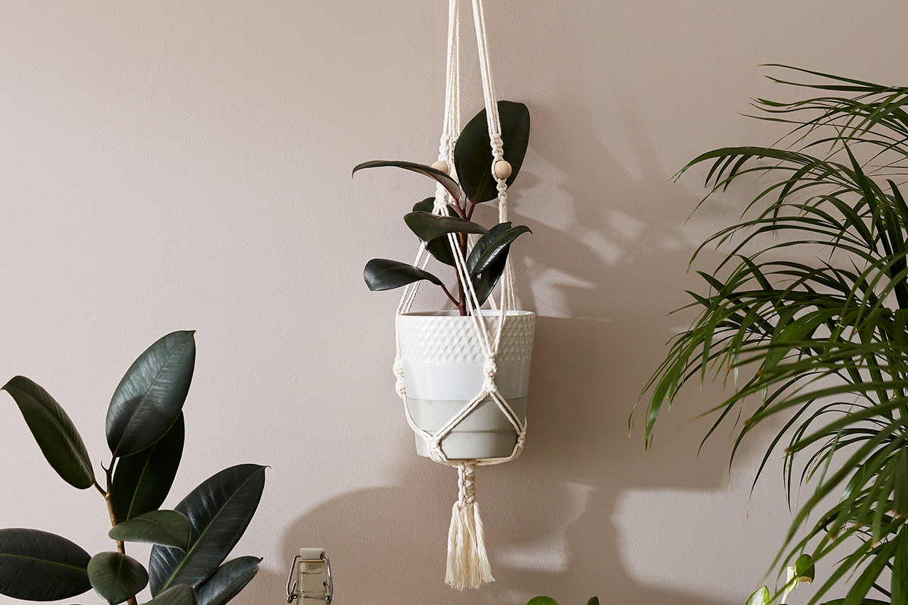 Hang Time DIY Macramé Plant Pot Hanger – Chasing Threads