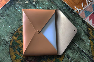 Stitch Laptop Sleeve - Brown