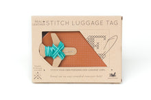 Stitch Passport & Luggage Tag Set - Brown