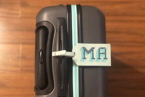 Stitch Luggage Tag - Mint