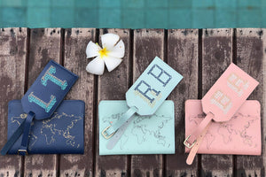 Stitch Passport & Luggage Tag Set - Mint