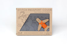 Stitch Passport Cover - Grey