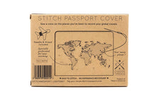 Stitch Passport Cover - Light Grey (Vegan)