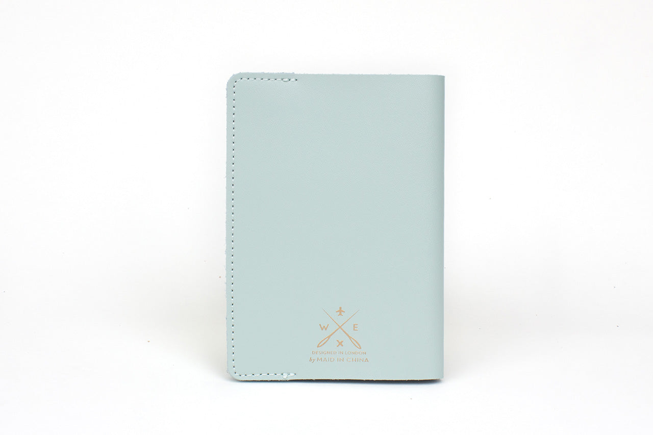 Stitch Your Travels Passport Cover - Mint