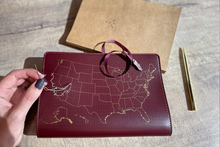 Stitch USA Travel Notebook Maroon (Vegan)