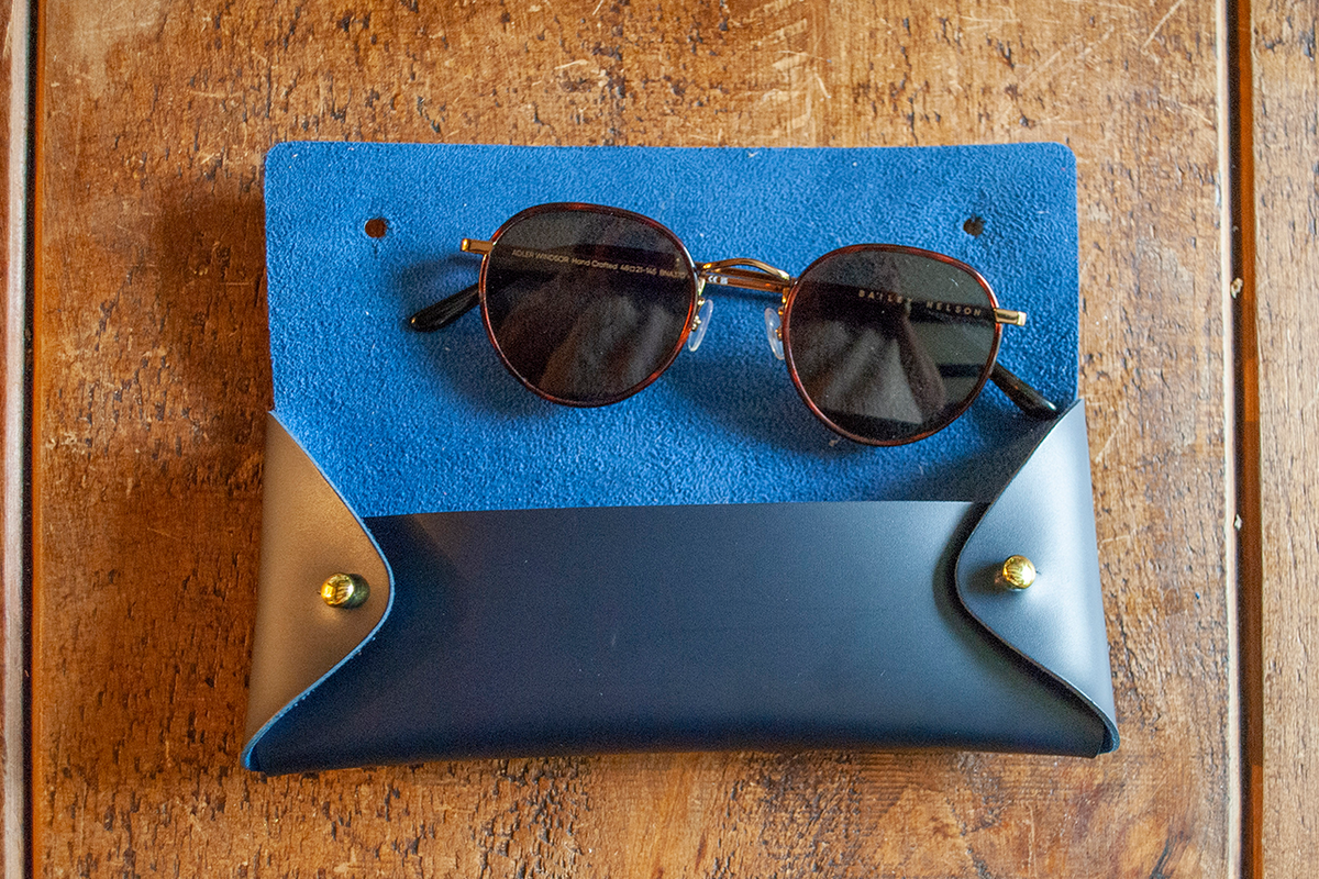Stitch Pencil Case / Glasses Holder - Navy – Chasing Threads