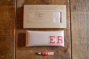 Stitch Pencil Case / Glasses Holder - Pink