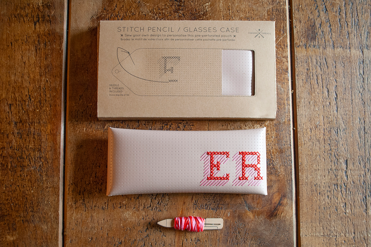 Stitch 'Tools of Mass Creation' Pencil Case Cross Stitch Kit