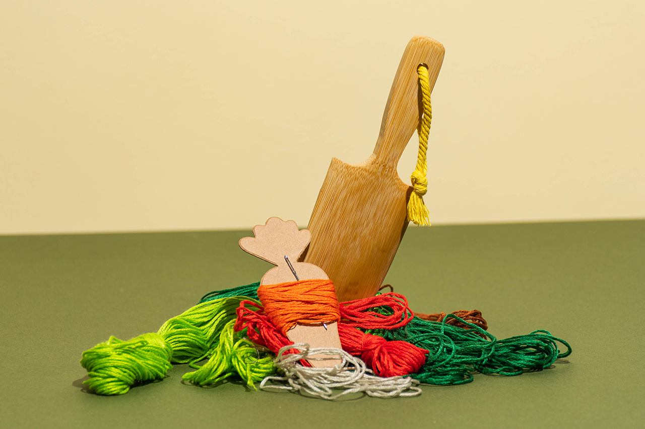 Stitch Your Vegetables Tote Bag