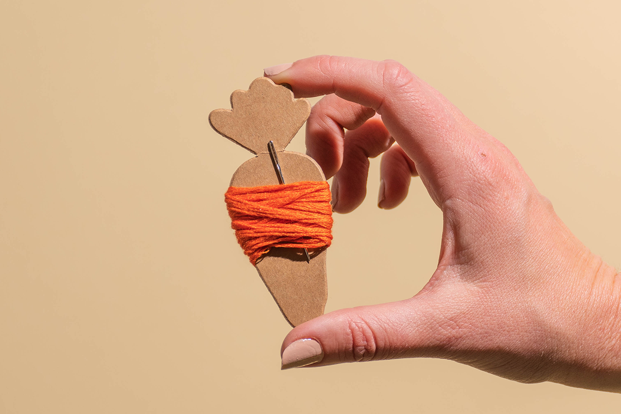 Stitch Your Vegetables Tote Bag